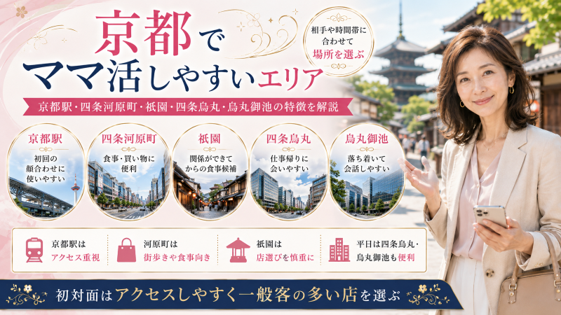 京都でママ活しやすいエリア