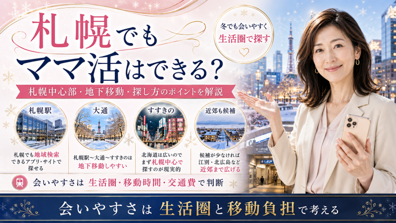札幌でもママ活できる？