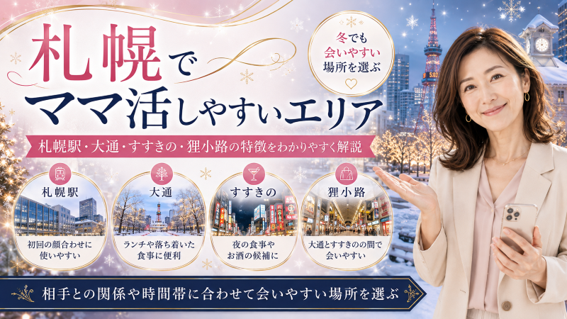 札幌でママ活しやすいエリア