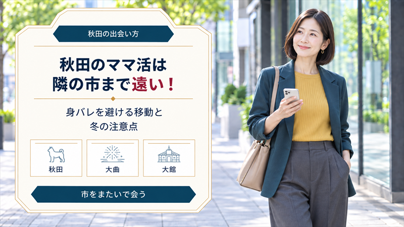 秋田のママ活は隣の市まで遠い！身バレを避ける移動と冬の注意点
