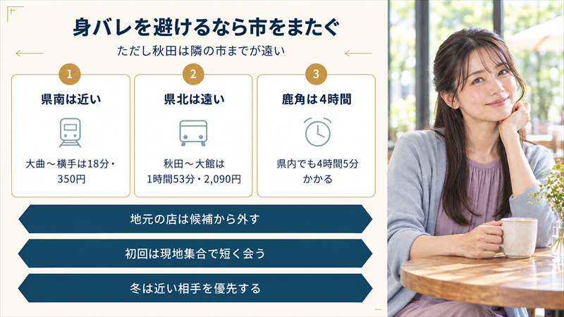 身バレを避けるなら市をまたぐ