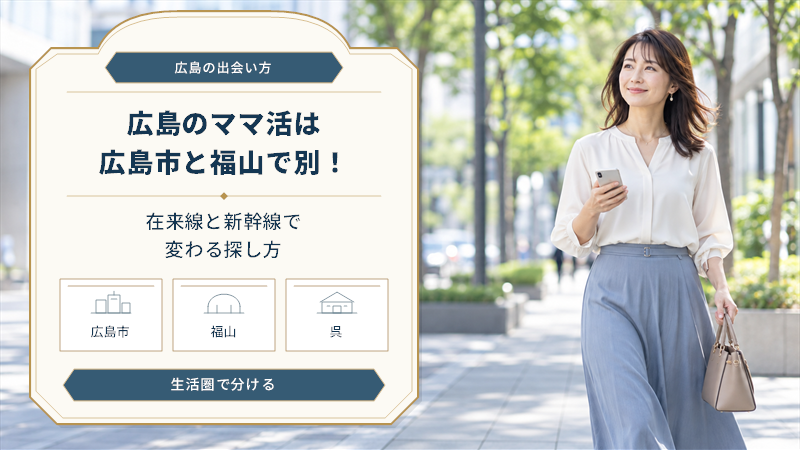 広島のママ活は広島市と福山で別！在来線と新幹線で変わる探し方