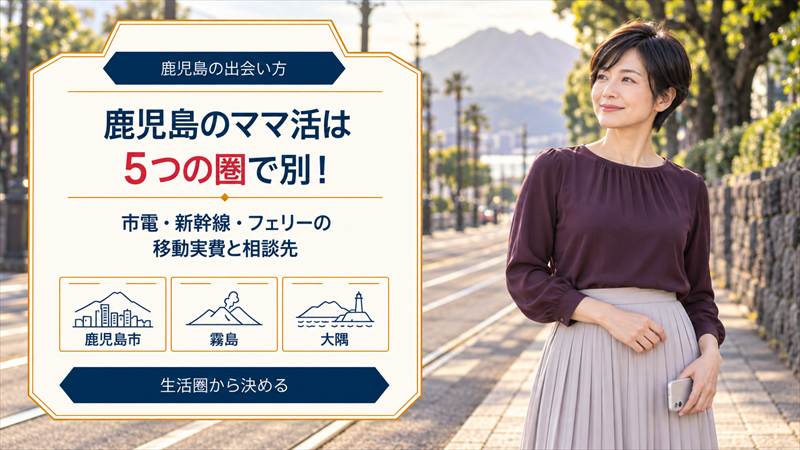 鹿児島のママ活は5つの圏で別！市電・新幹線・フェリーの移動実費と24時間の県警窓口