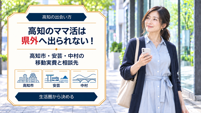 高知のママ活は県外へ出られない！高知市周辺で完結させる移動実費と昼休みのある県警窓口