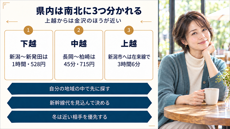県内は南北に3つ分かれる