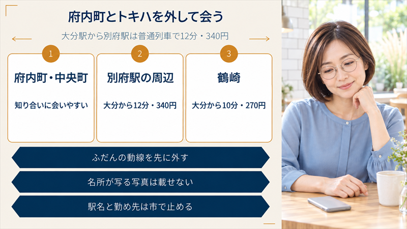府内町とトキハを外して会う