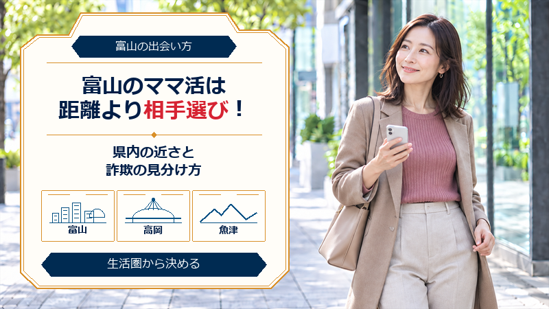 富山のママ活は距離より相手選び！県内の近さと詐欺の見分け方