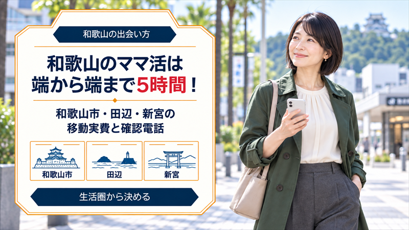 和歌山のママ活は端から端まで5時間！移動実費と県警の確認電話