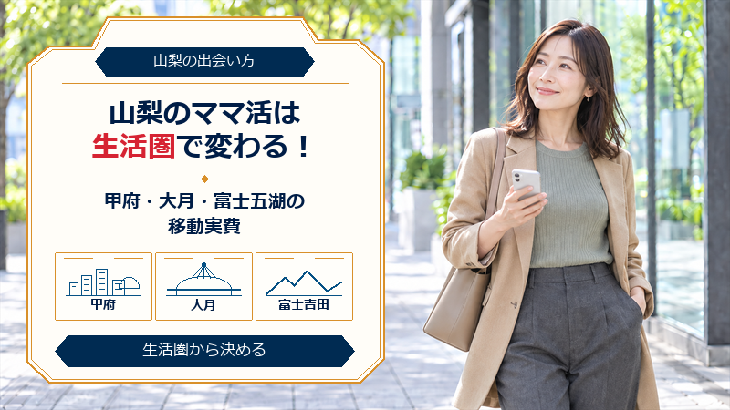 山梨のママ活は生活圏で変わる！甲府・大月・富士五湖の移動実費